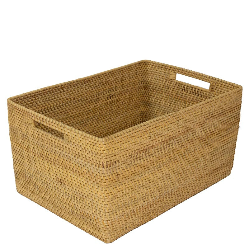 Rechteckiger Rattankorb Susila Natur